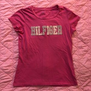 Pink Tommy Hilfiger T-shirt